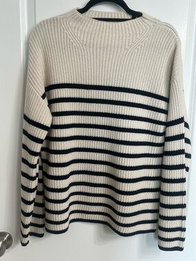 Rails Claudia Cream Navy Stripe SMALL